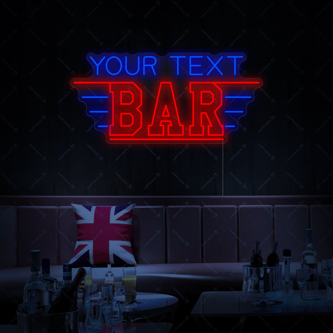 "Custom Bar" Neonskilt