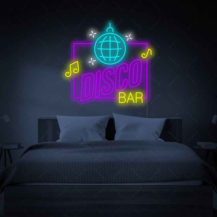 "Disco Bar" Neonskilt