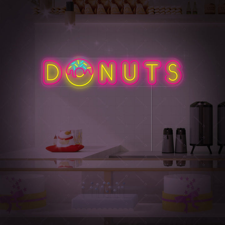 "Donut" Neonskilt