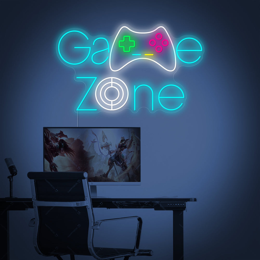 "Game Zone" Neonskilt