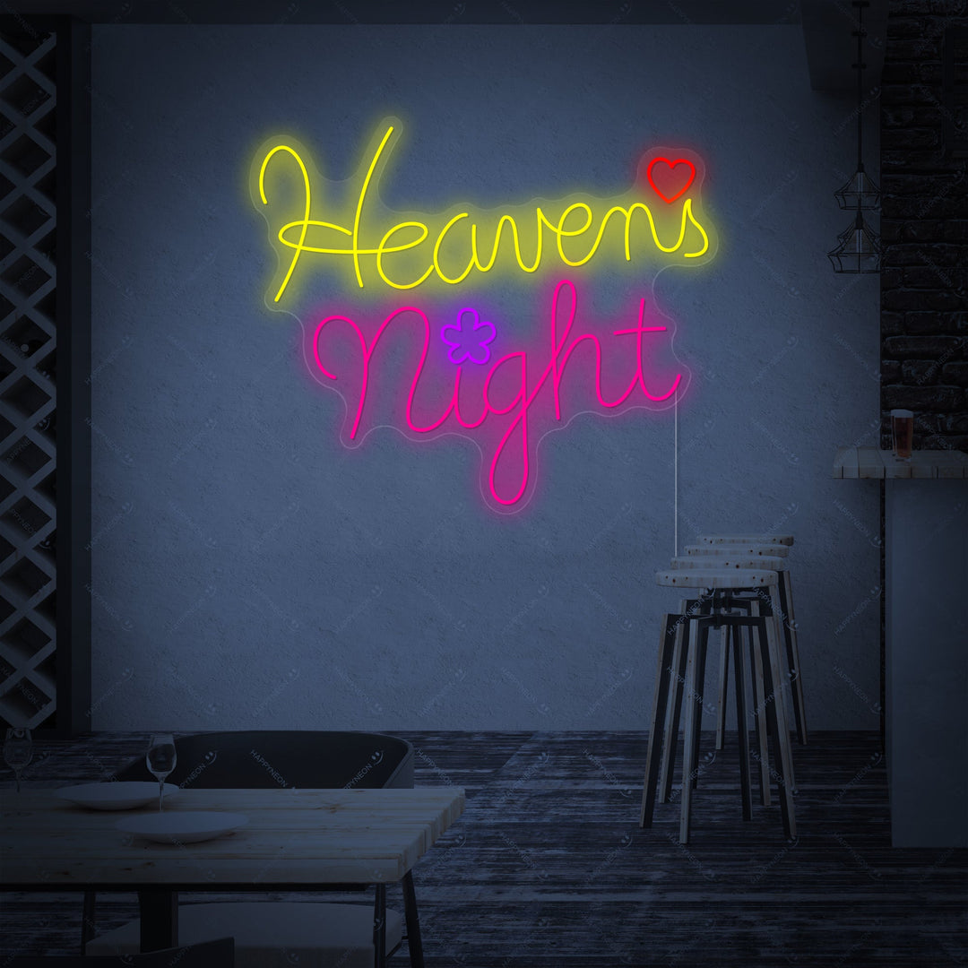 "Heavens Night" Neonskilt