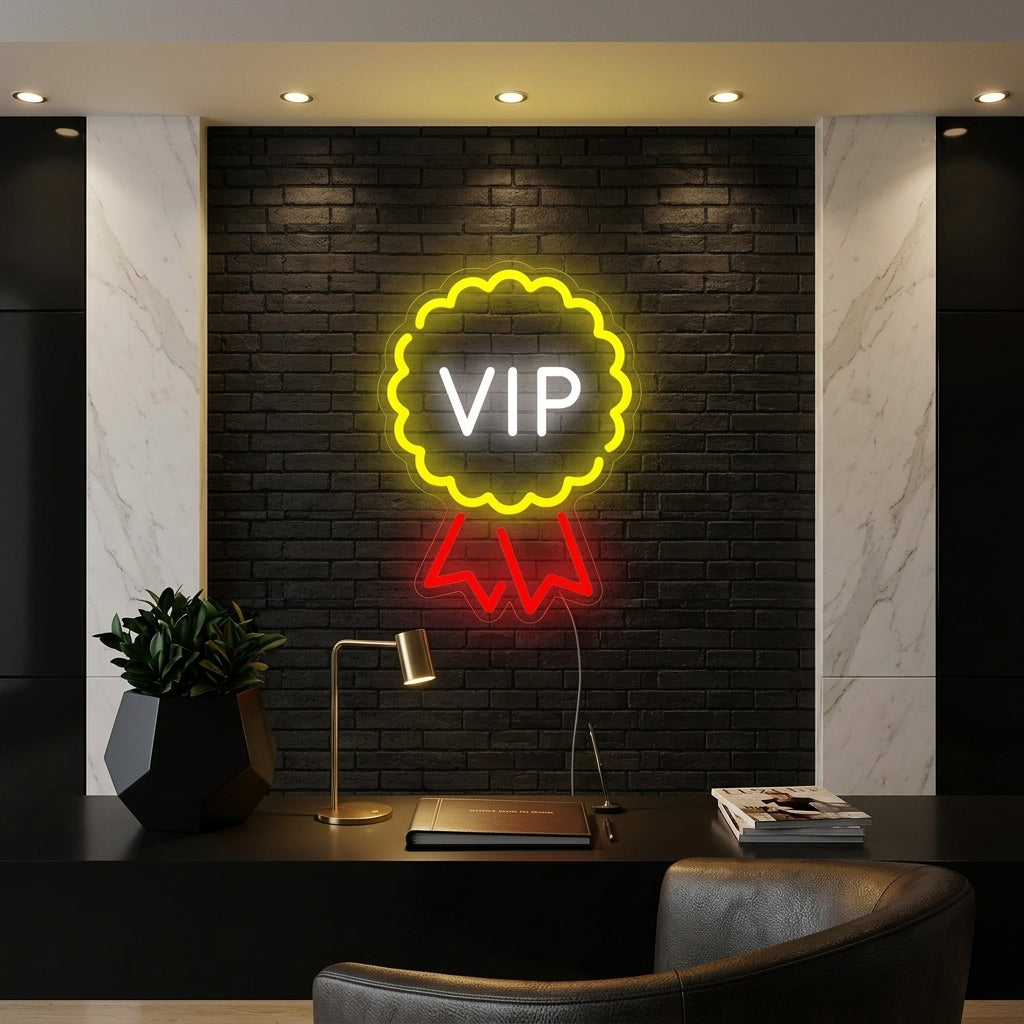 "VIP-Rom, VIP-Lounge" Neonskilt