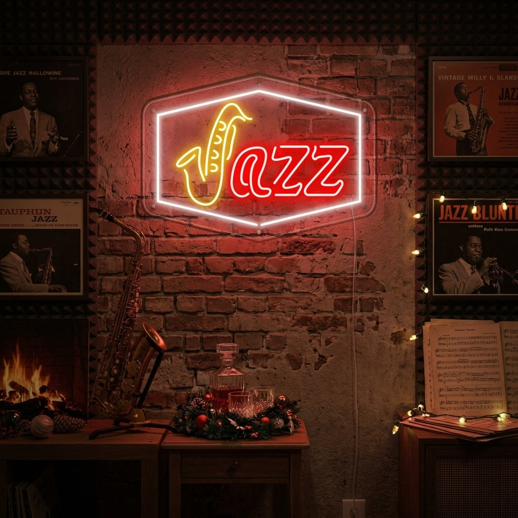"Jazz" Neonskilt