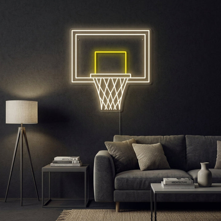 "Basketball nett" Neonskilt