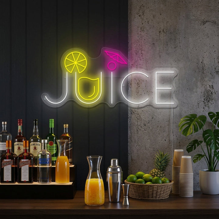 "Juice" Neonskilt