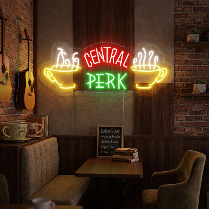 "Central Perk" Neonskilt