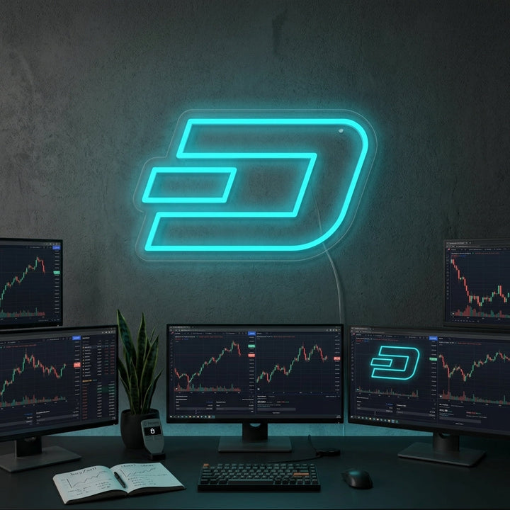 "Dash-Mynt" Neonskilt