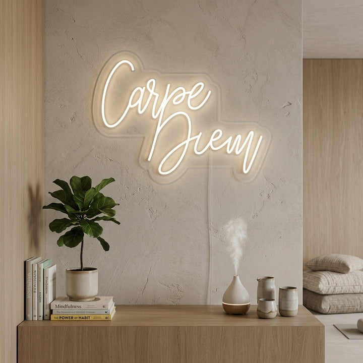"Carpe Diem" Neonskilt