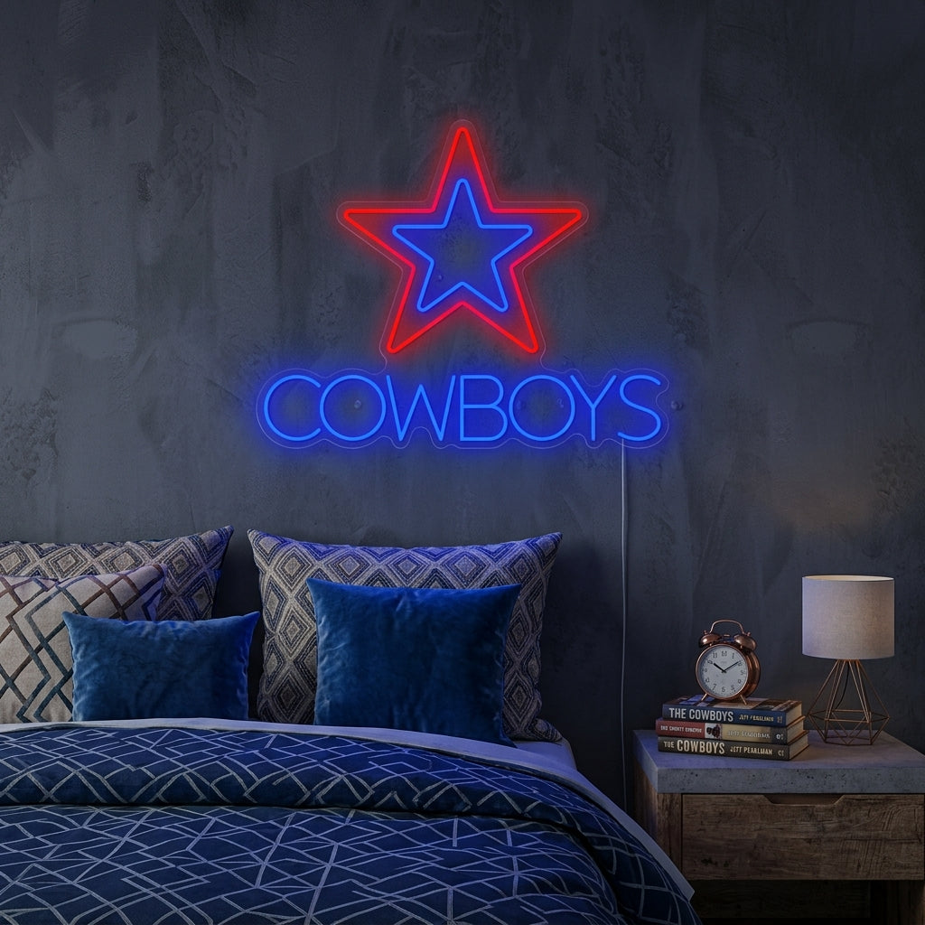 "Cowboys" Neonskilt
