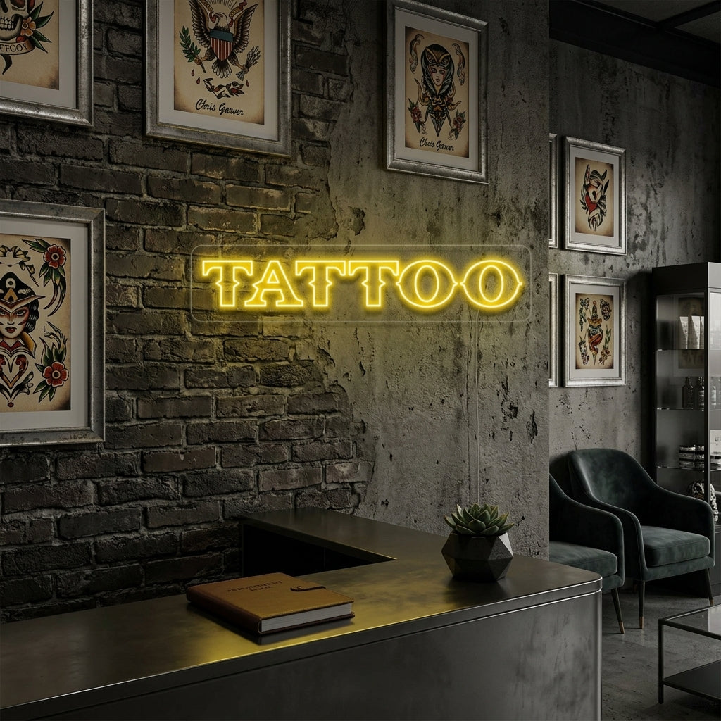 "Tattoo" Neonskilt