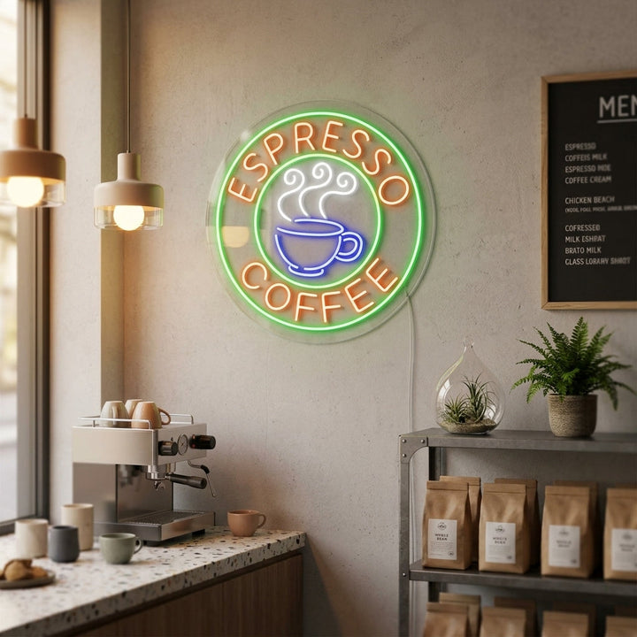 "Espresso Coffee" Neonskilt