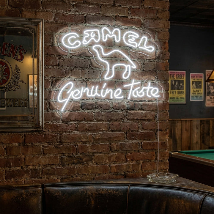 "Camel Genuine Taste" Neonskilt