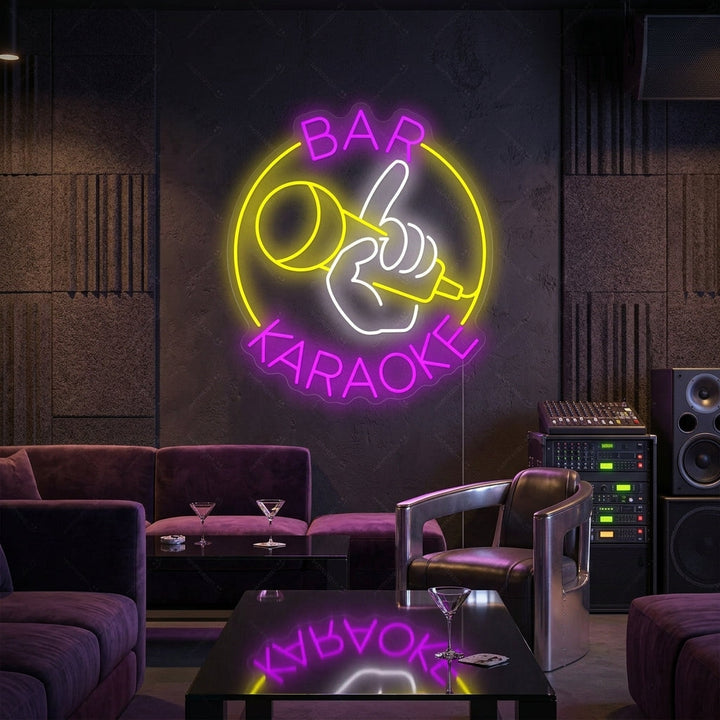 "Karaoke Bar" Neonskilt