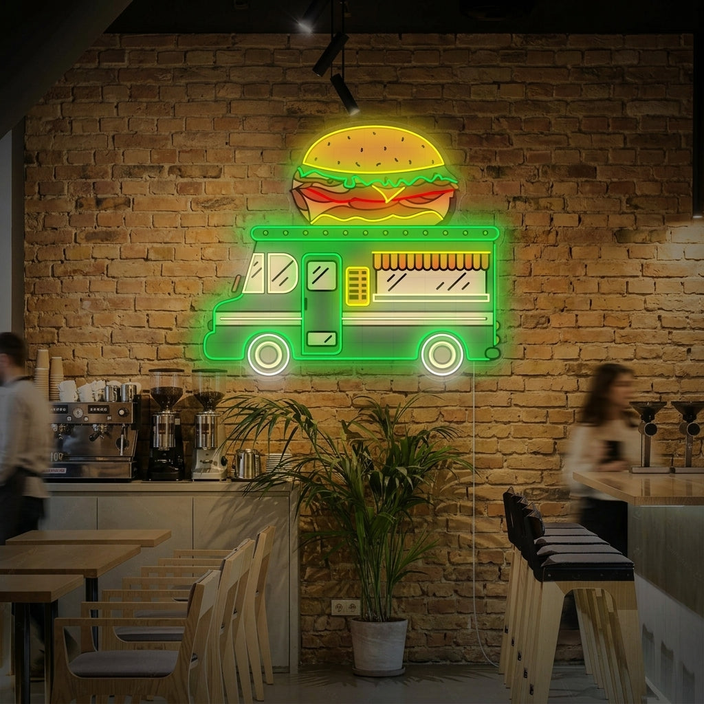 "Burger Truck" Neonskilt
