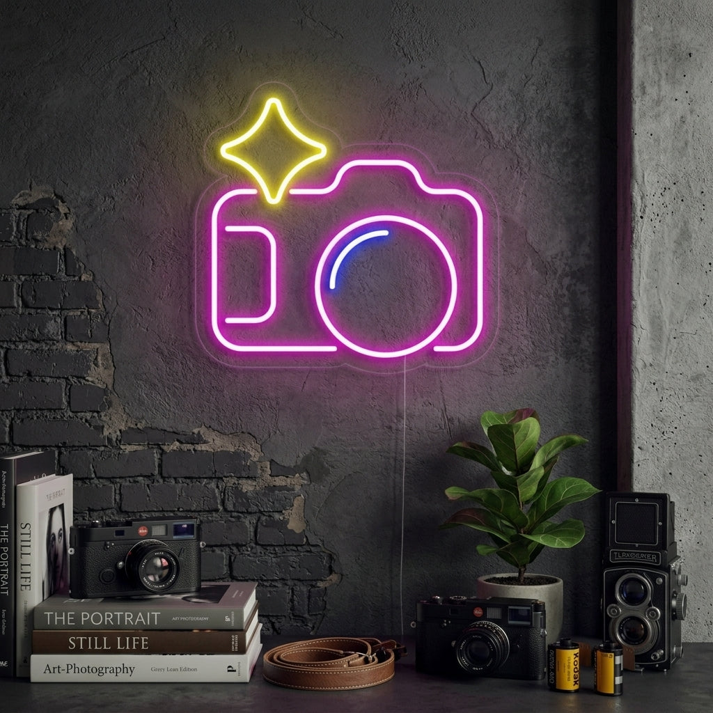 "Kamera" Neonskilt