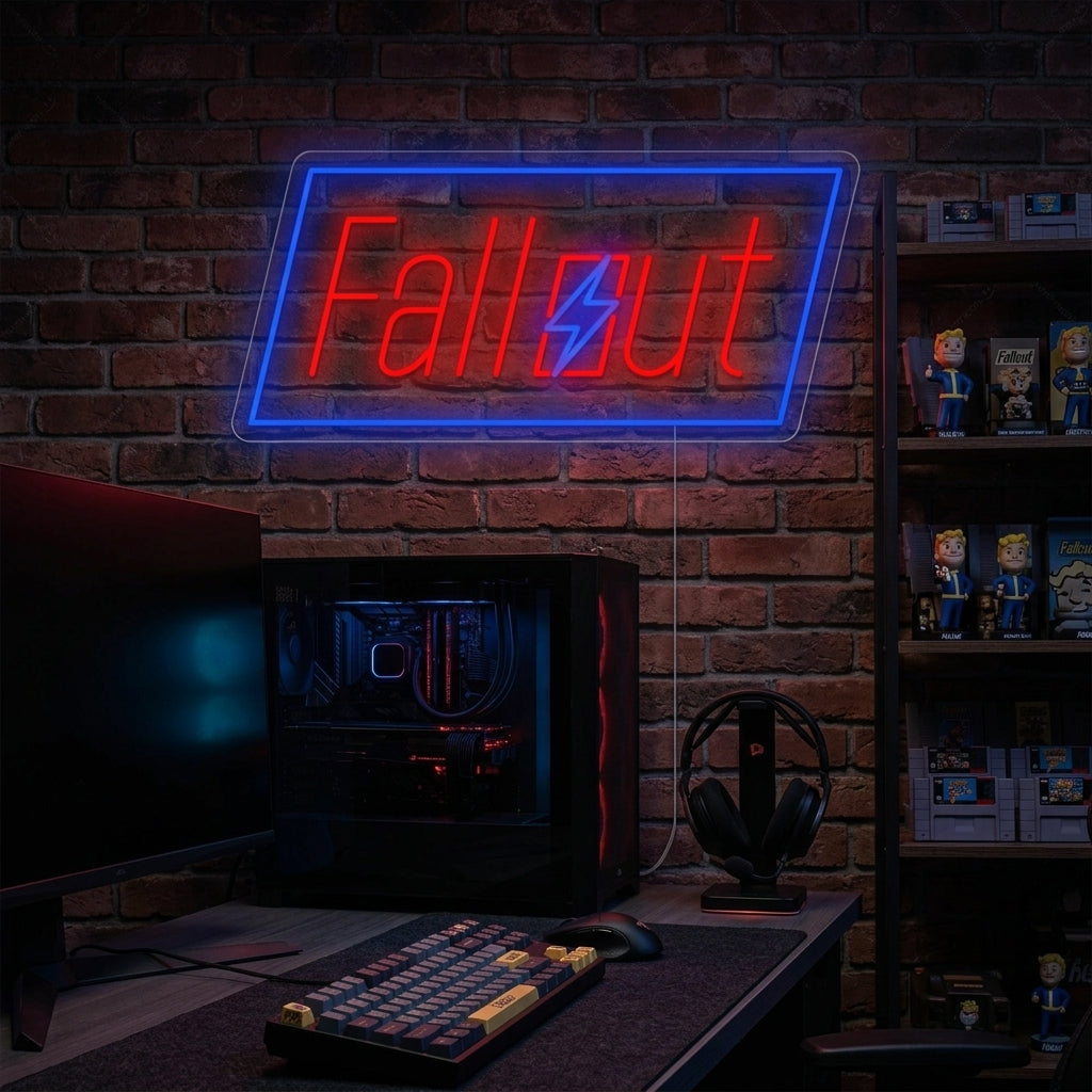 "Fallout" Neonskilt
