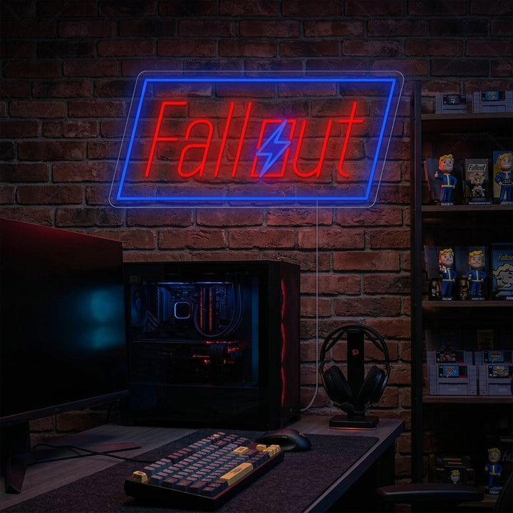 "Fallout" Neonskilt
