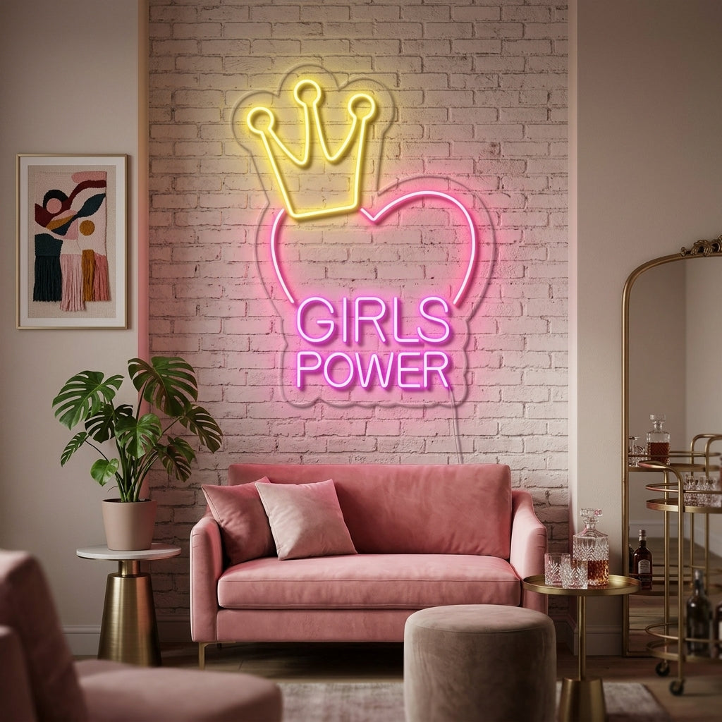 "Girls Power" Neonskilt