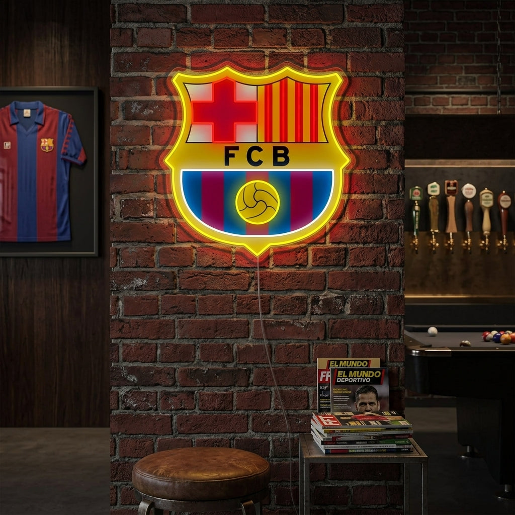 "Fc Barcelona" Neonskilt