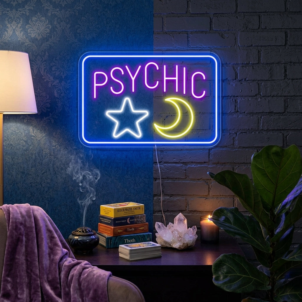 "Psychic" Neonskilt