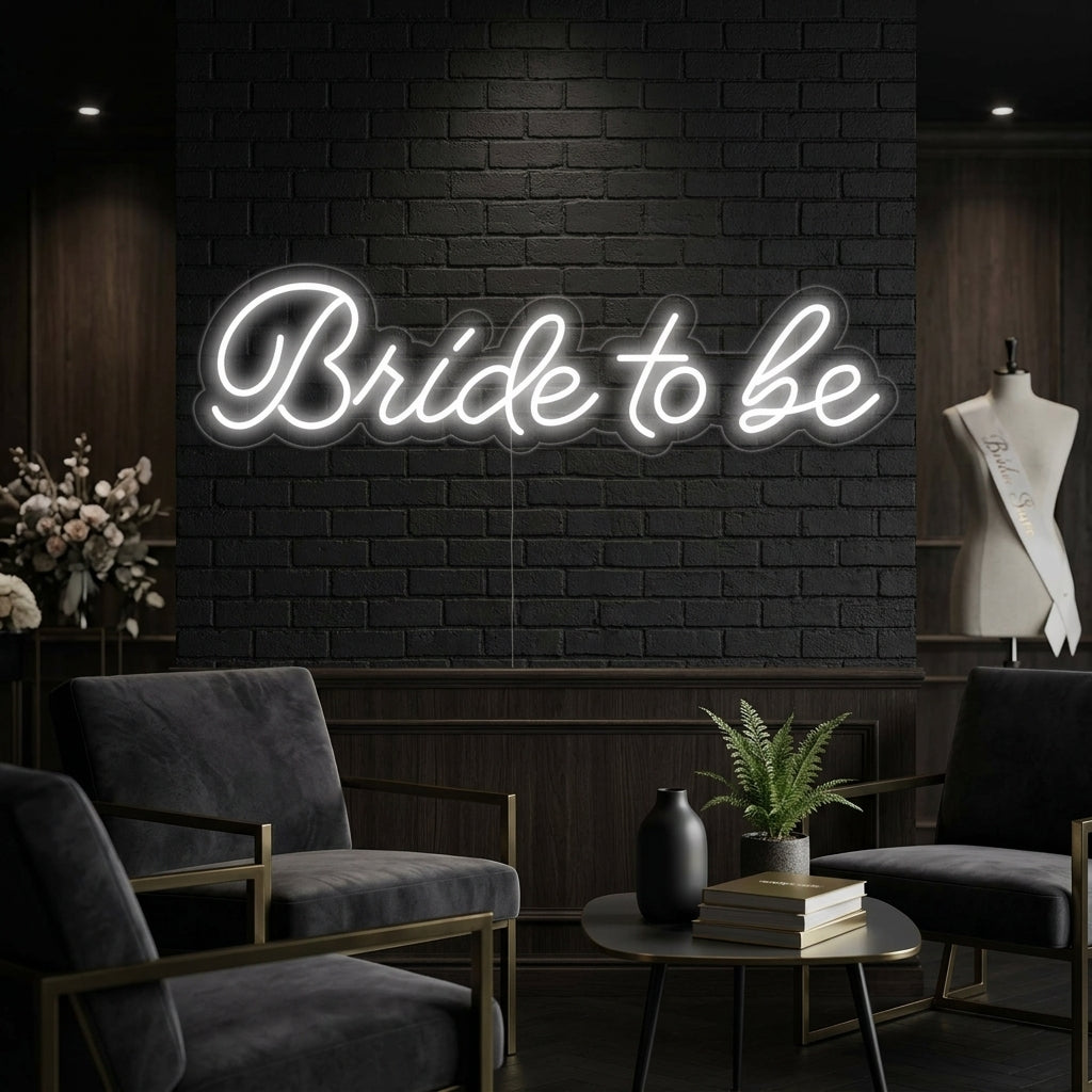 "Bride To Be" Neonskilt