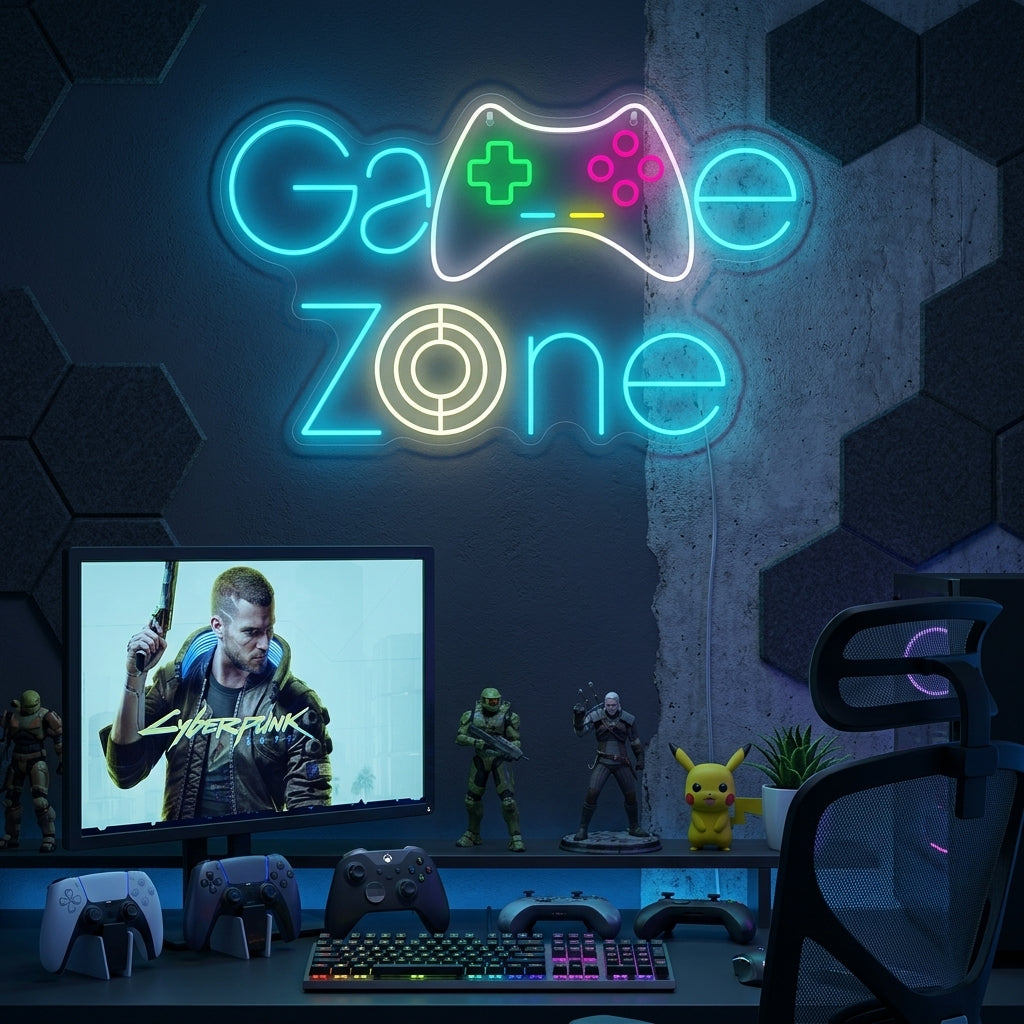 "Game Zone" Neonskilt