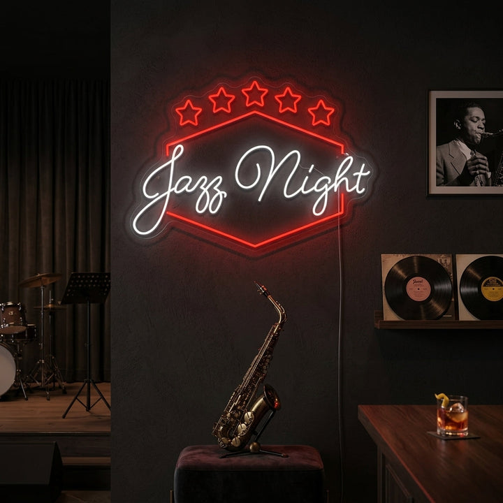 "Jazz Night" Neonskilt