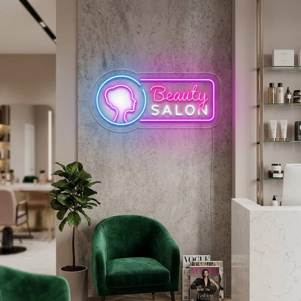 "Beauty Salon" Neonskilt