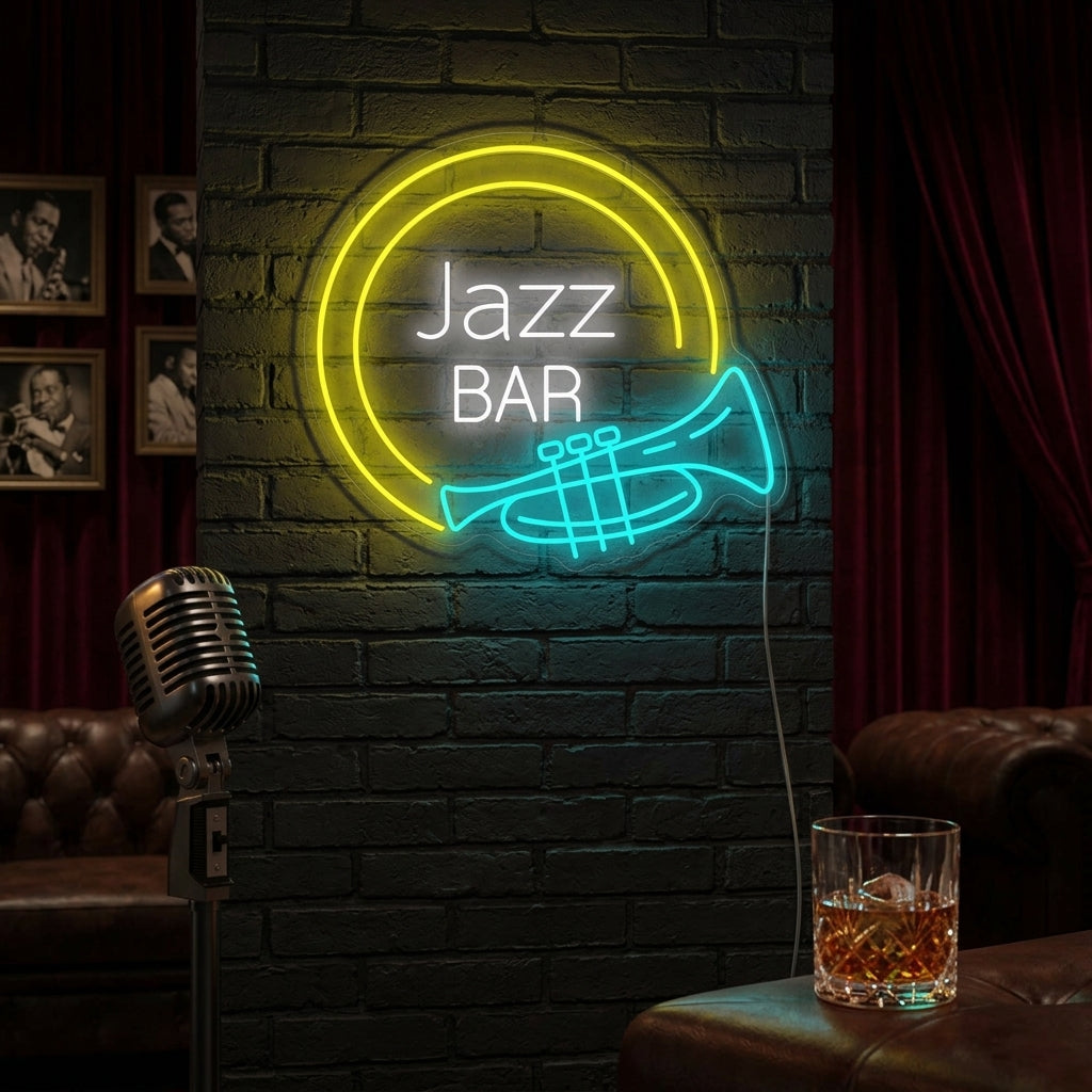 "Jazz Bar" Neonskilt