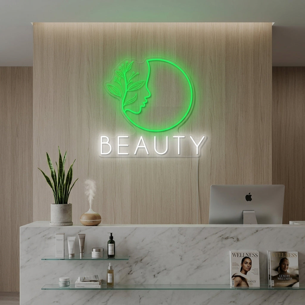 "Beauty Spa-logo" Neonskilt