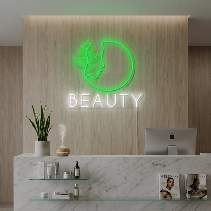 "Beauty Spa-logo" Neonskilt
