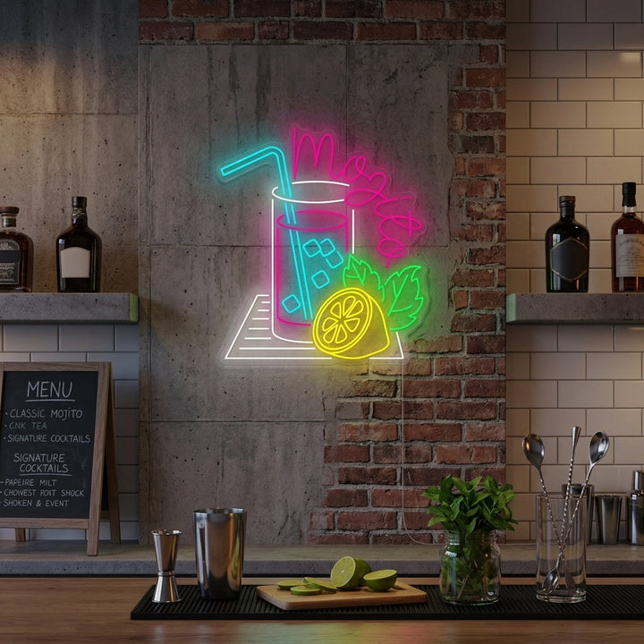 "Mojito" Neonskilt