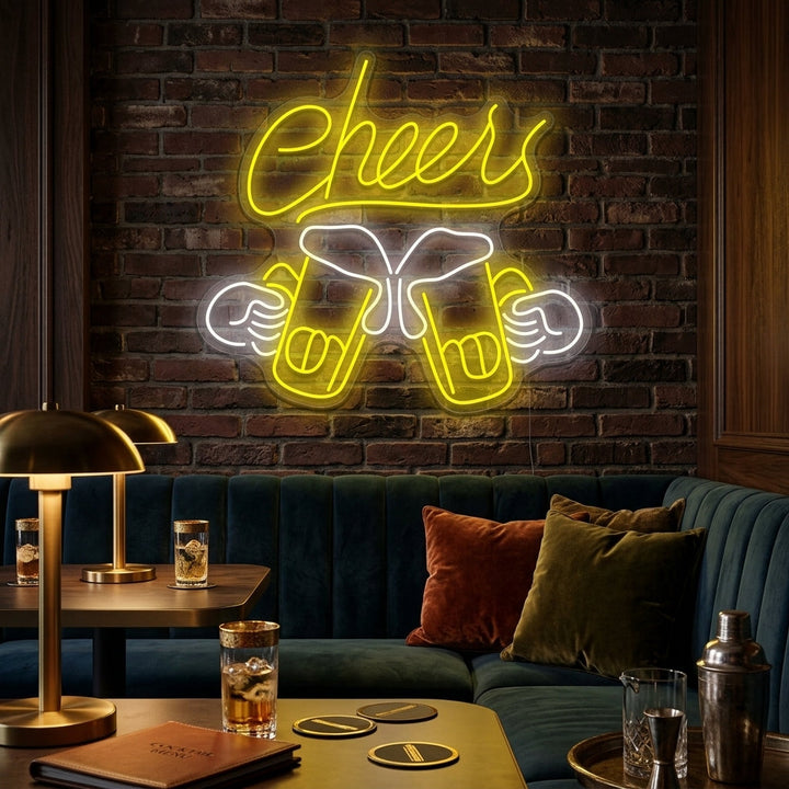 "Cheers" Neonskilt