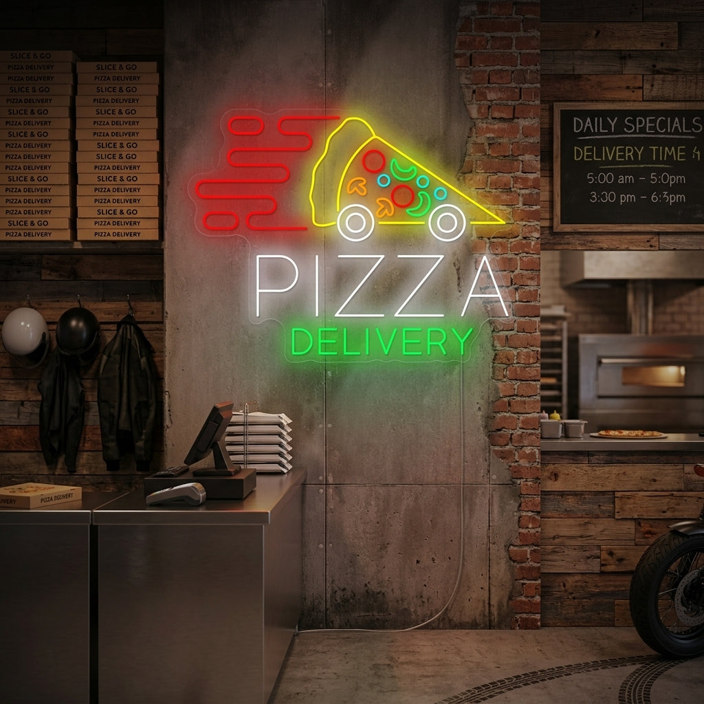 "Pizza Delivery" Neonskilt