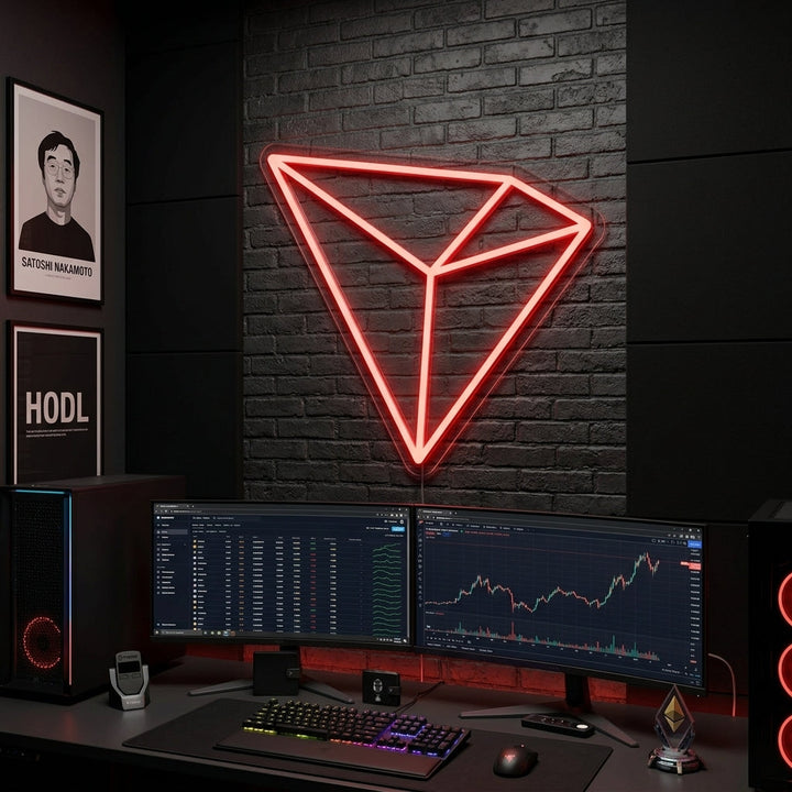"Tron Trx-Logo" Neonskilt