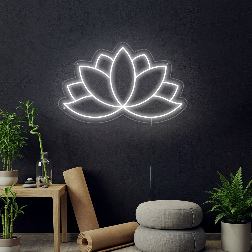 "Lotusblomst" Neonskilt