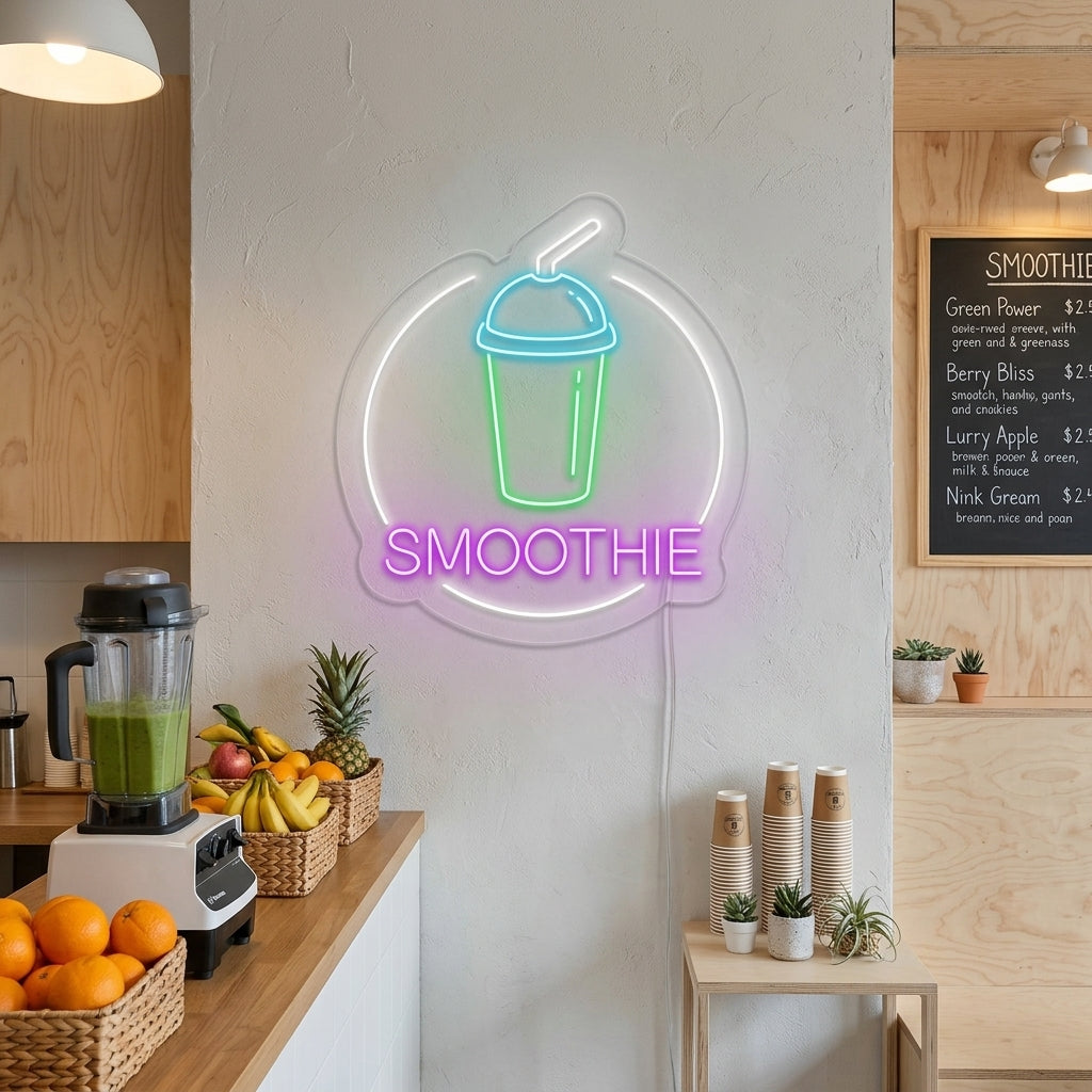 "Smoothie" Neonskilt