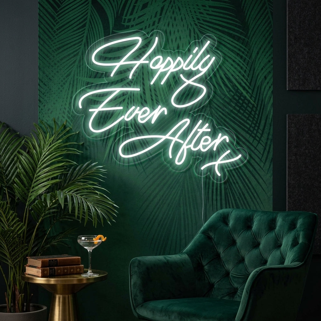 "Happy Ever After" Neonskilt