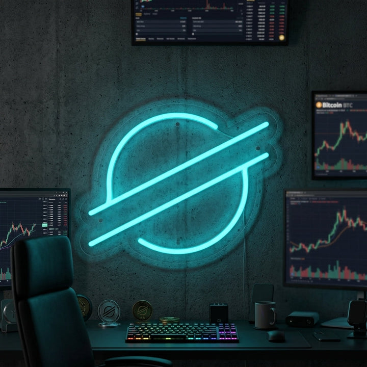 "Stellar Xlm-Logo" Neonskilt