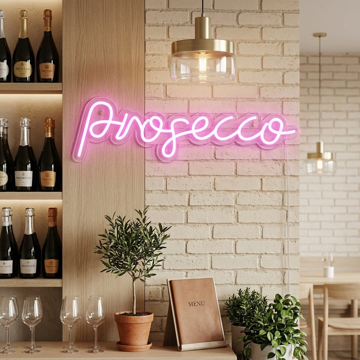 "Prosecco Ølbar" Neonskilt