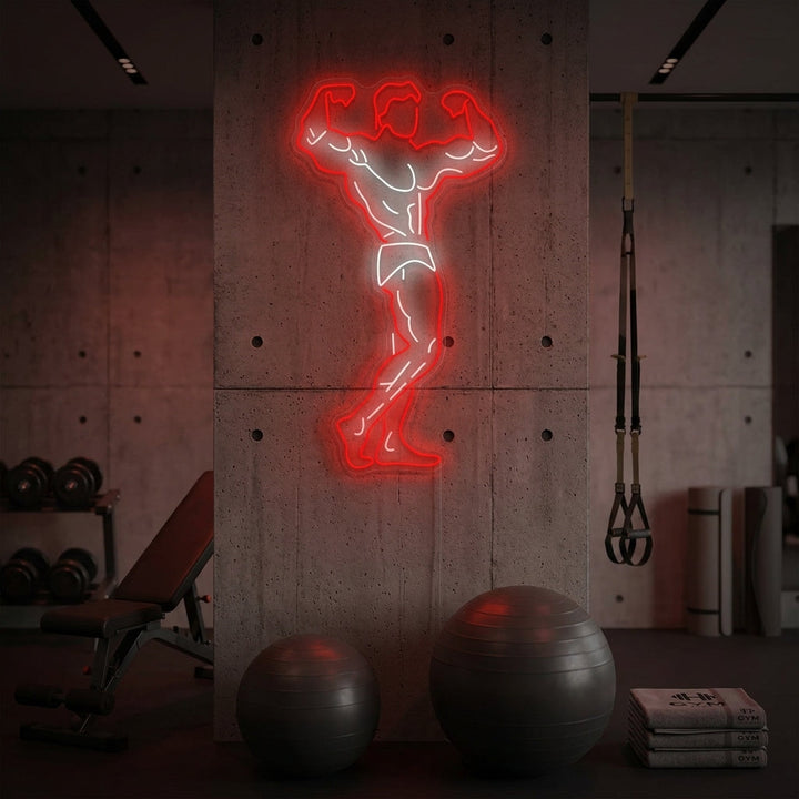 "Gym Hero" Neonskilt