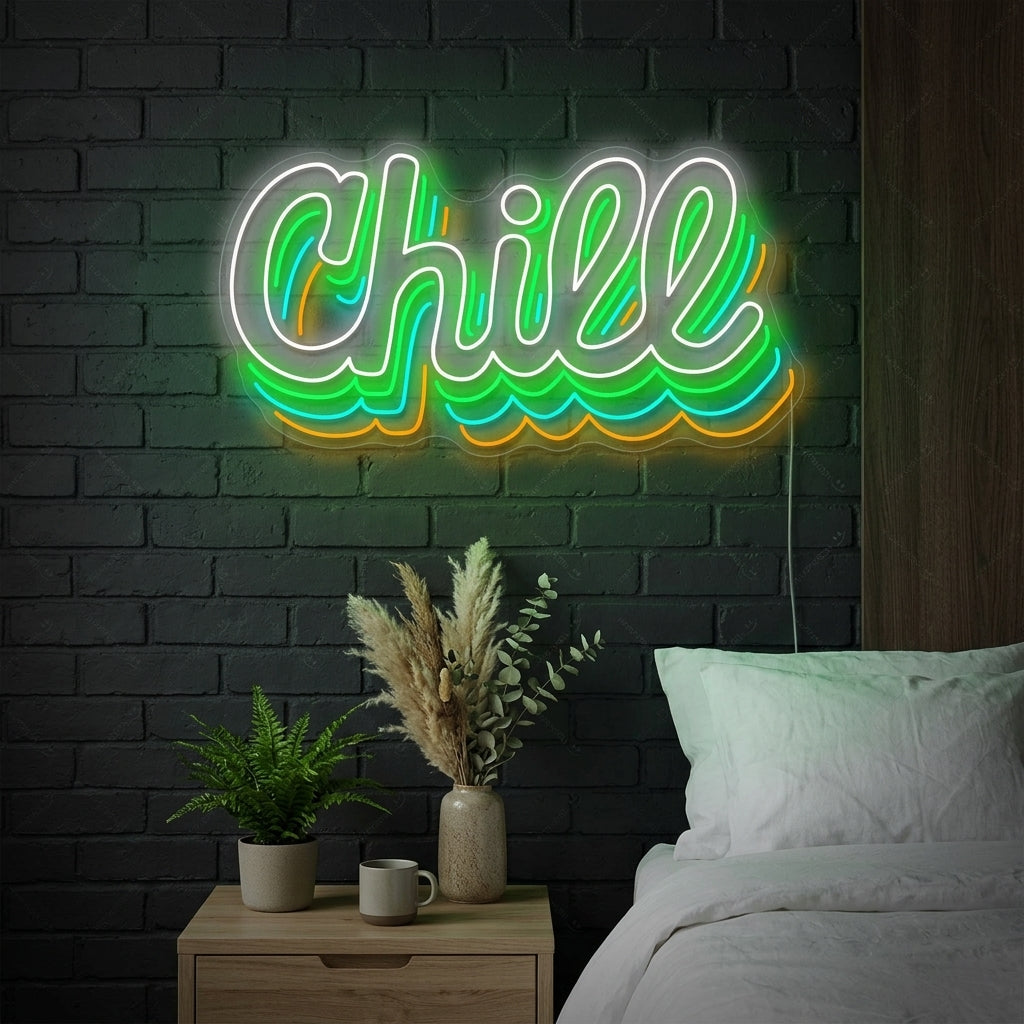 "Chill" Neonskilt