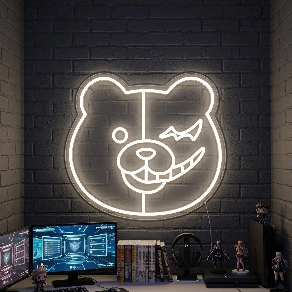 "Monokuma" Neonskilt
