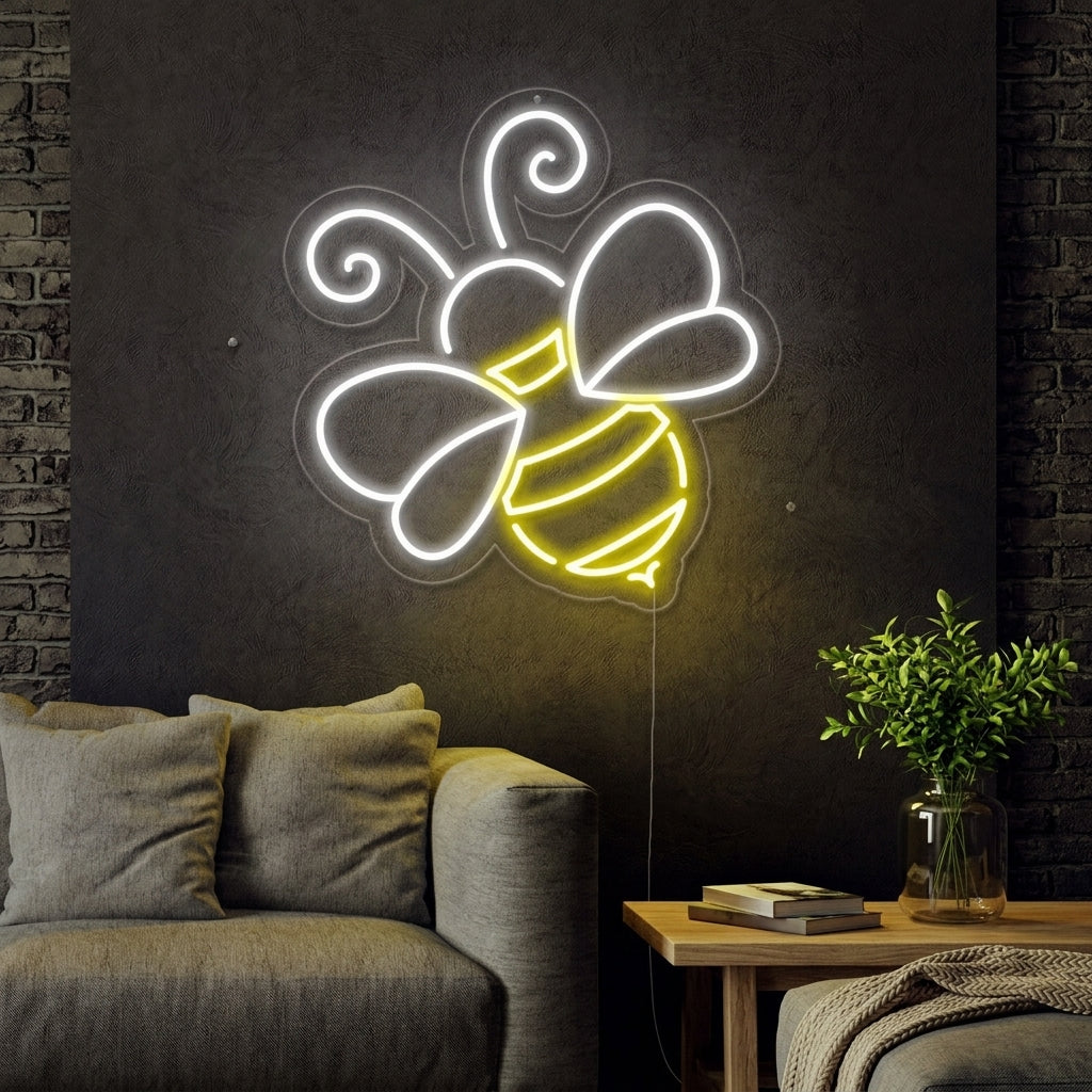 "Bie" Neonskilt