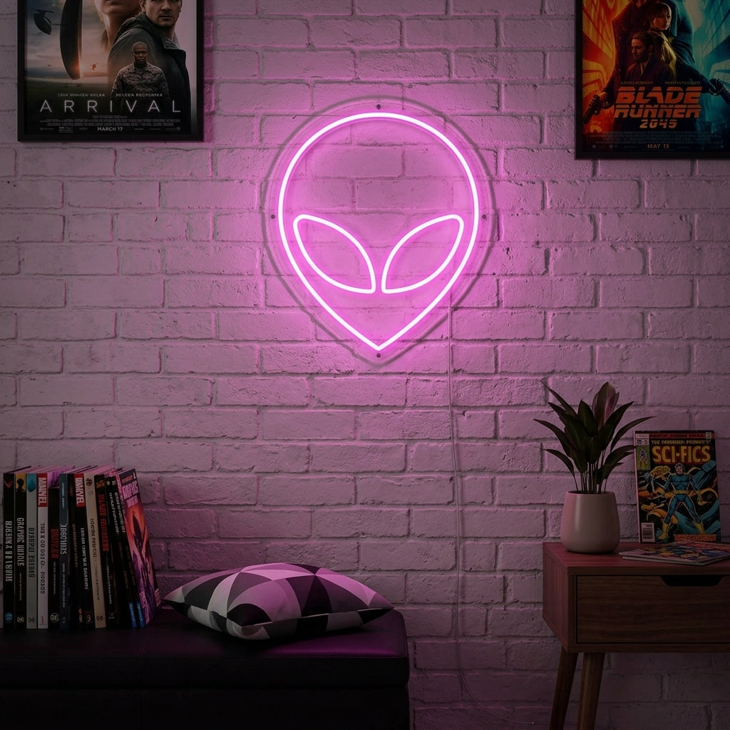 "Romvesen" Neonskilt