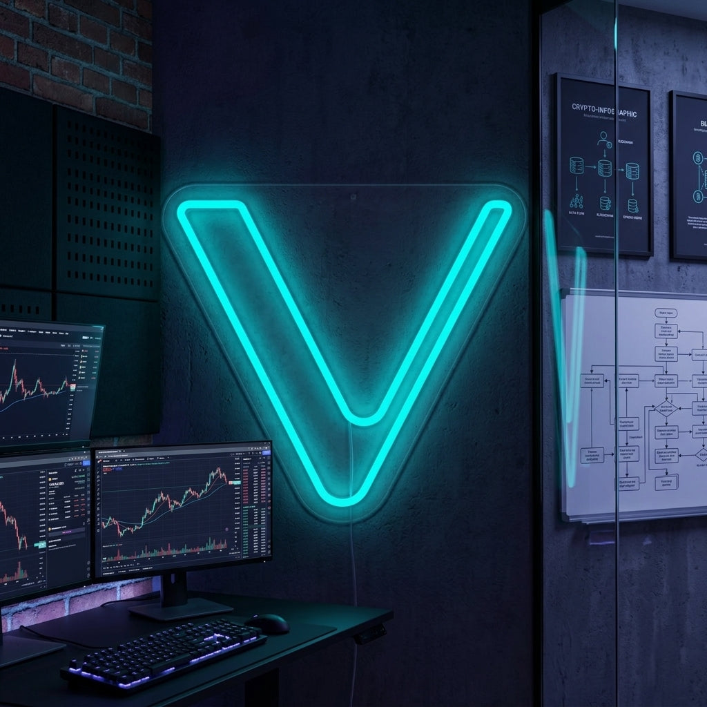 "Vet Vechain-Logo" Neonskilt