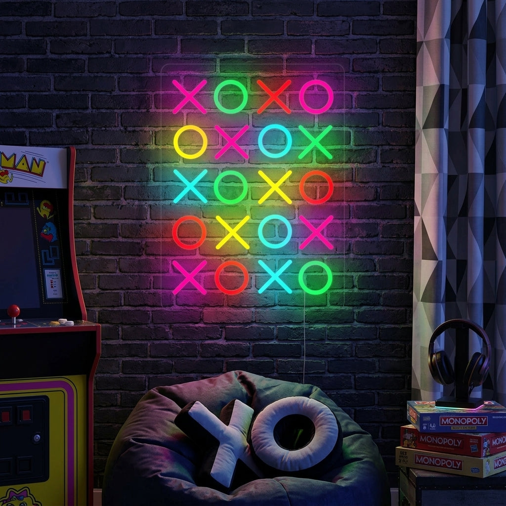 "Elsker Deg Masse XOXO" Neonskilt