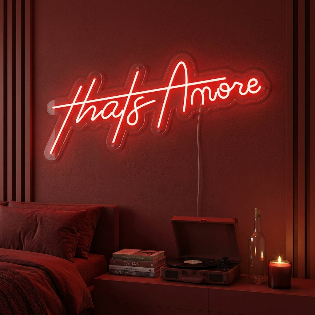 "Thats Amore" Neonskilt