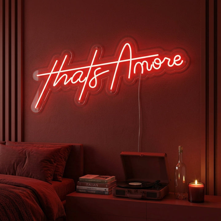 "Thats Amore" Neonskilt
