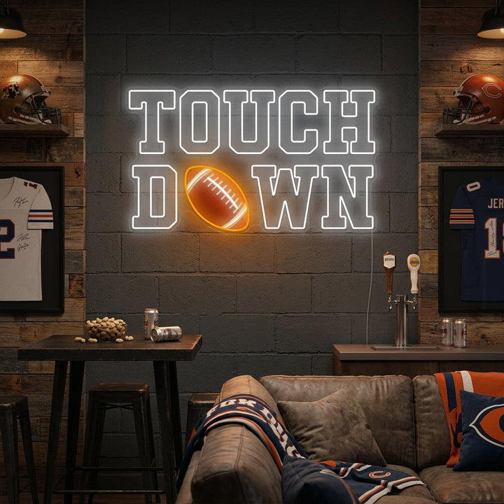 "Touchdown" Neonskilt